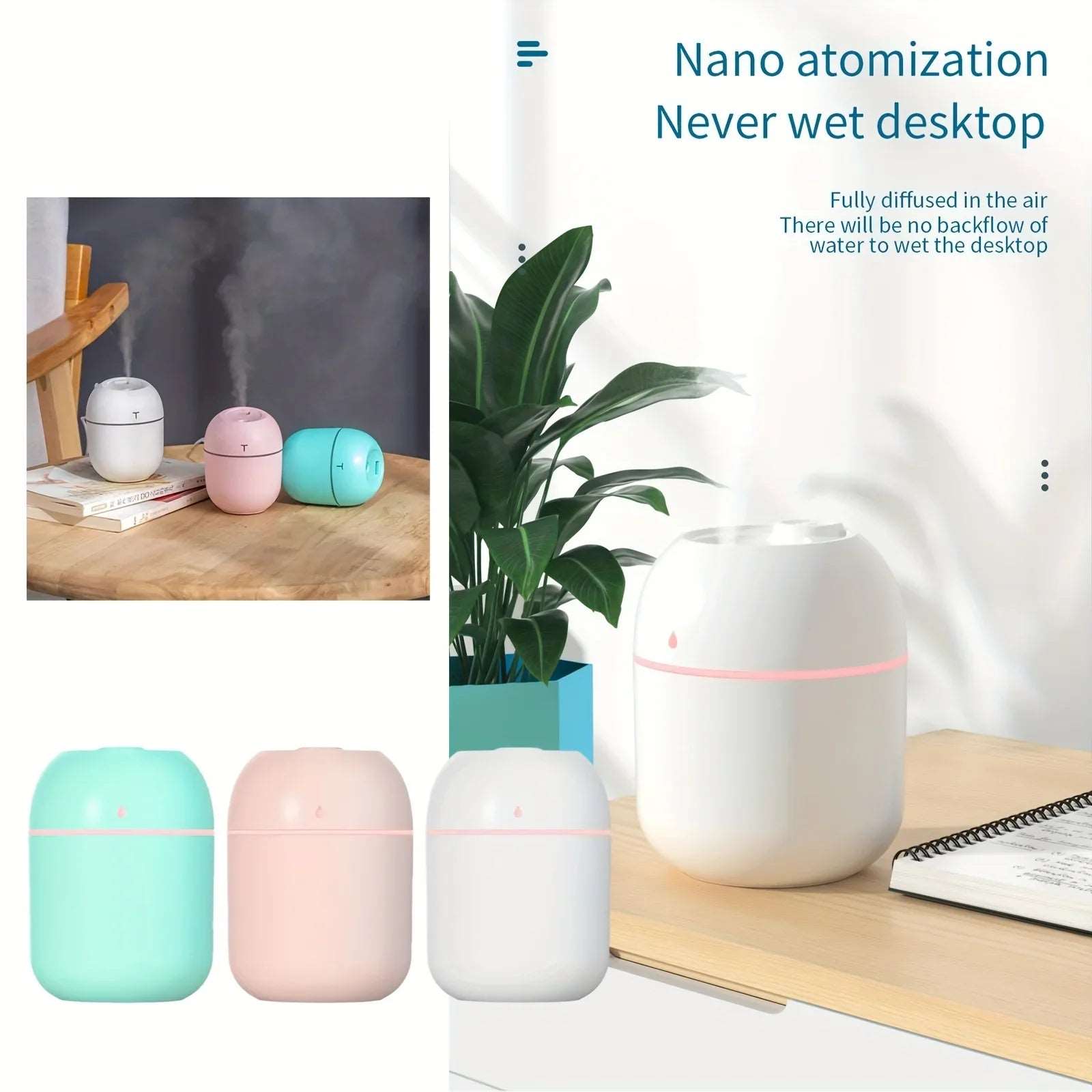 Portable Mini Spray Mist Humidifier