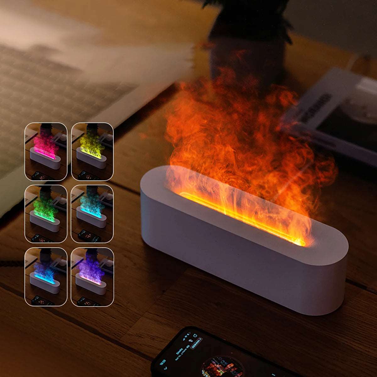 RGB Flame Aroma Diffuser