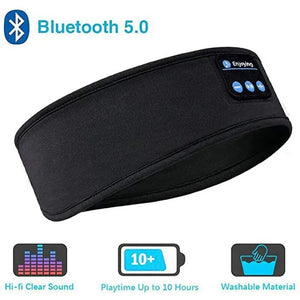 Fone Bluetooth Earphones Sports Sleeping Headband – Wireless Music Eye Mask & Elastic Bluetooth Headset for Comfort & Relaxation