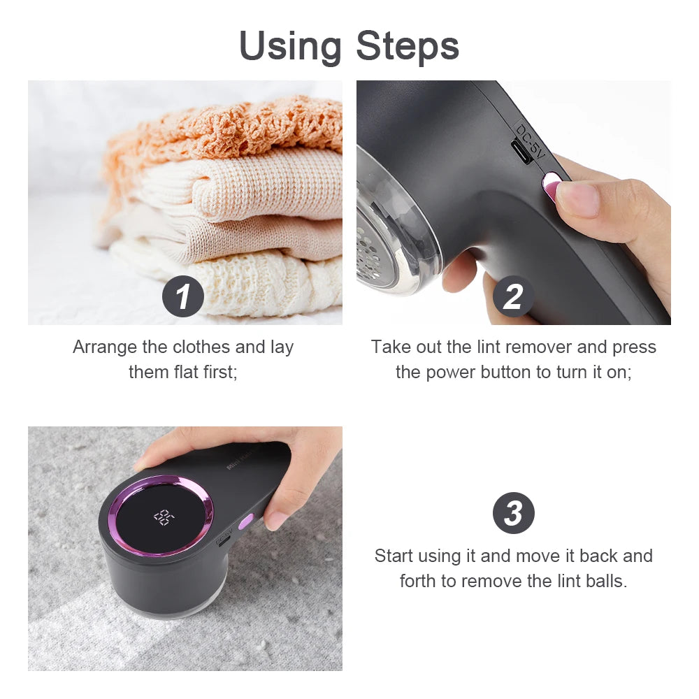 USB Charging Electric Lint Remover