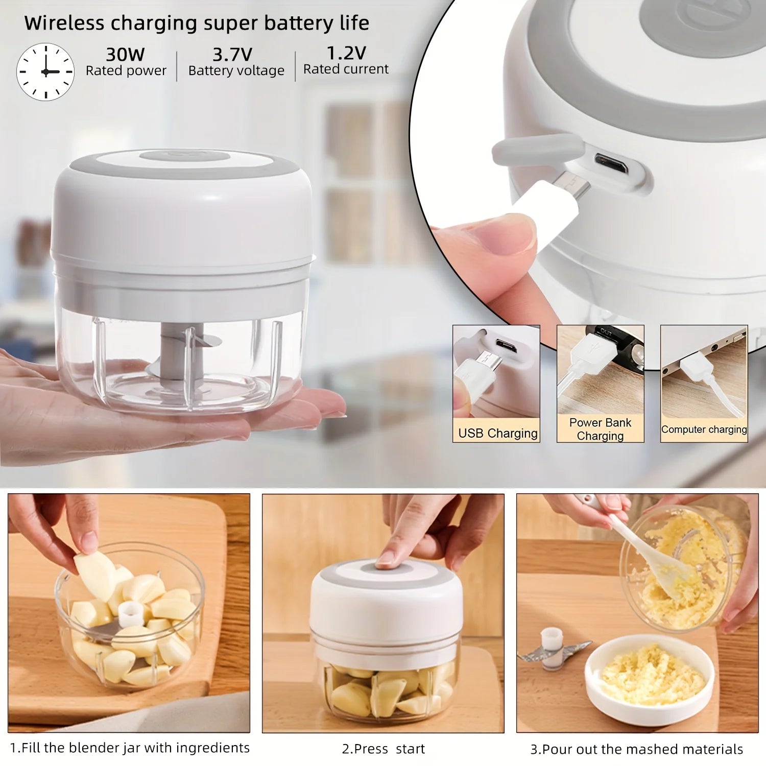 Electric Mini Food Chopper